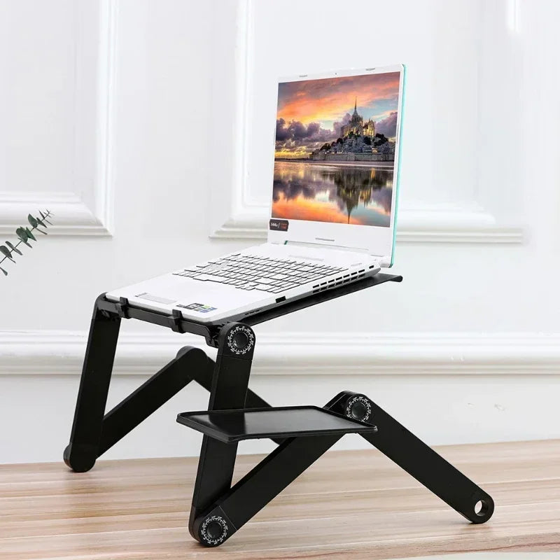 360 °Height Adjustment Folding Laptop Standing Table